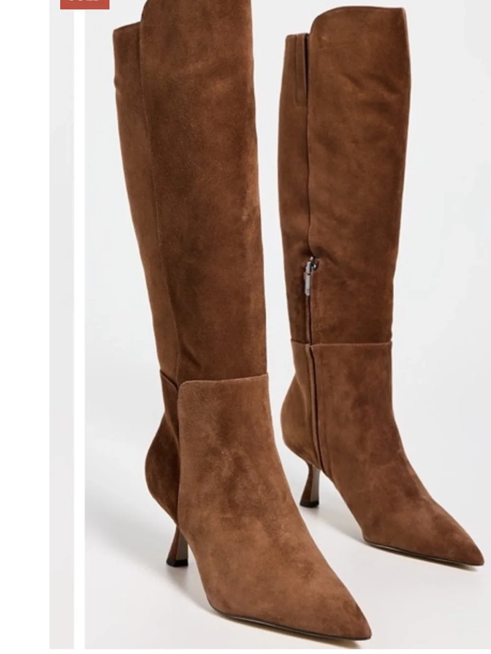SAM EDELMAN Taylin Knee High Boots - Dark Terra Toffee, Size 10, New with tag